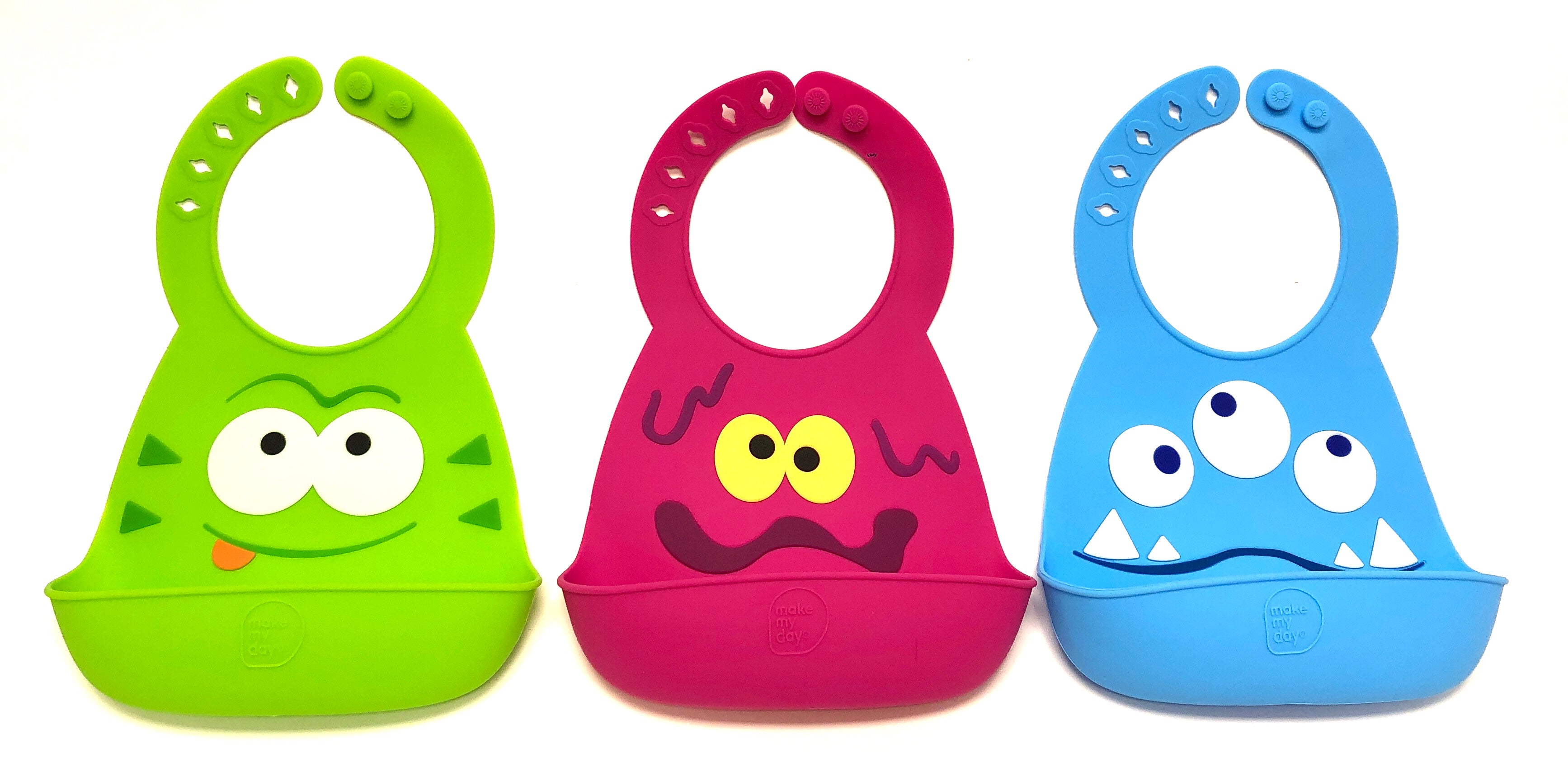 TOOBS | Silicone Slabbetjes | Roze