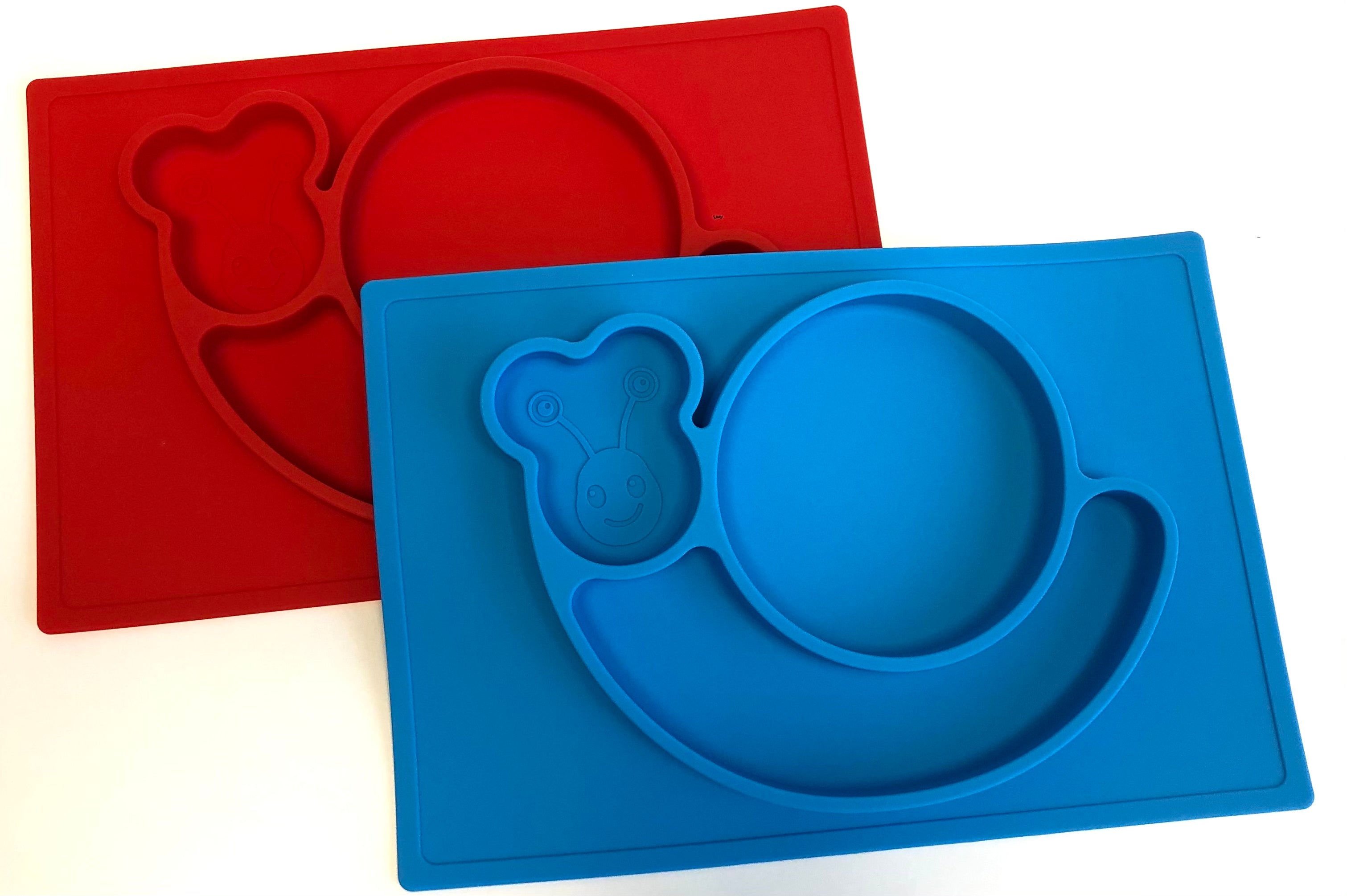 TOOBS Siliconen 3D Kinderplacemat Slak – Blauw