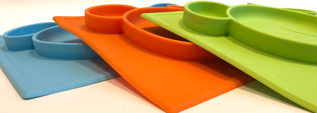 TOOBS Siliconen 3D Kinderplacemat Beer – Oranje