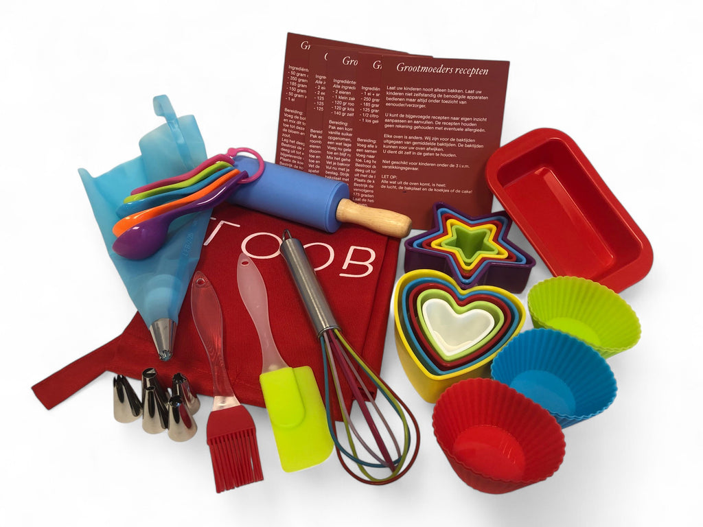 TOOBS Kinderbakset – Complete Bakset voor Kinderen met Grootmoeders Recepten