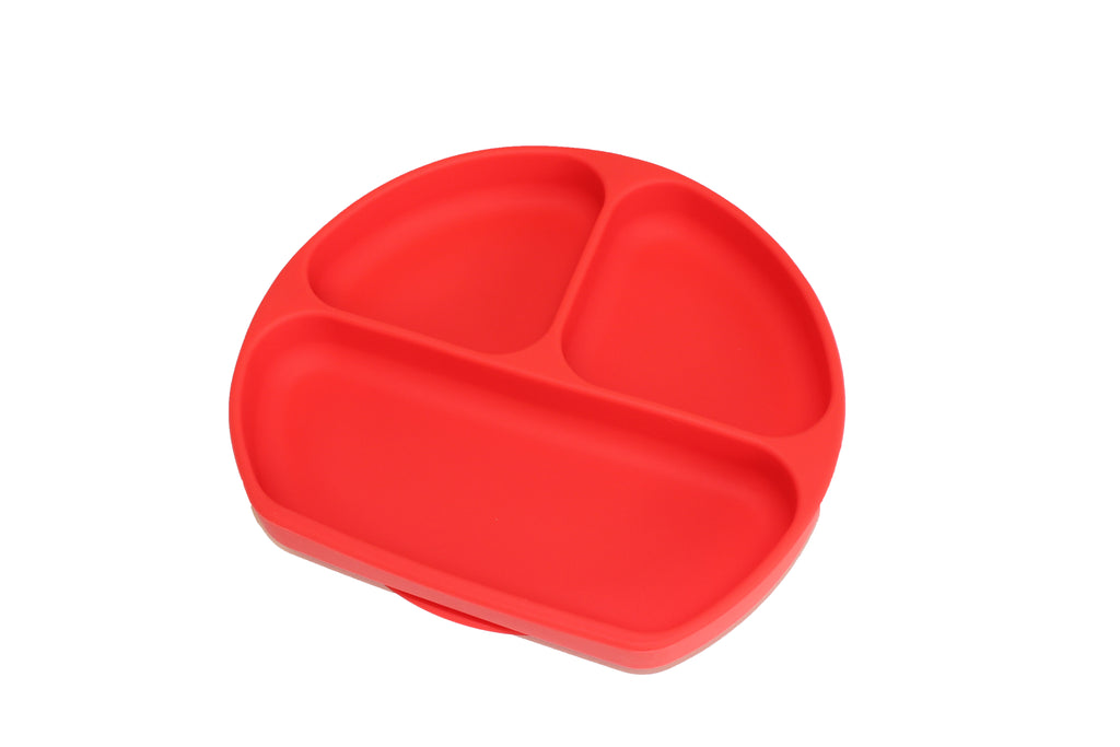 TOOBS Siliconen bordje met Zuignap – Rood