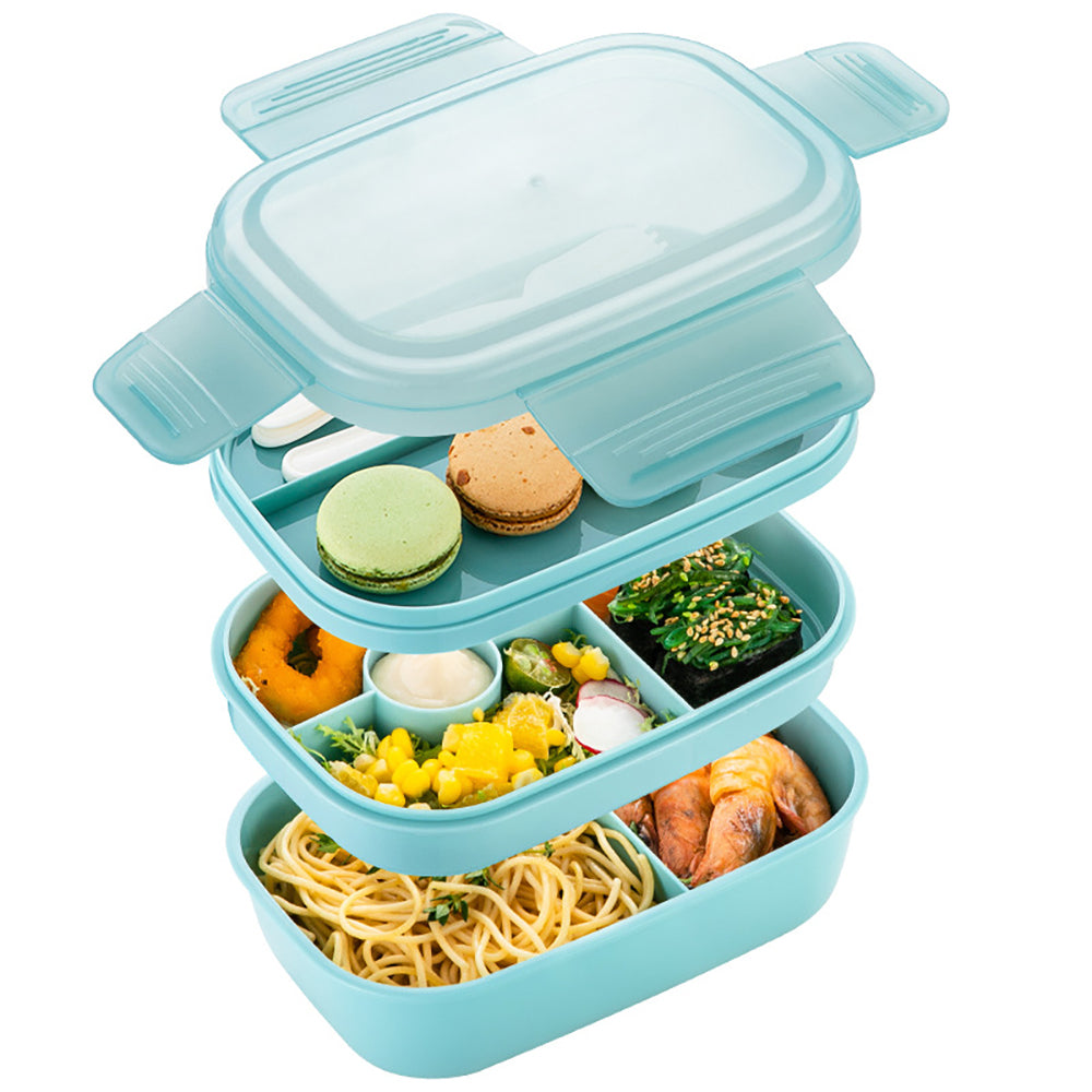 TOOBS 3-delige lunchbox – Geschikt voor magnetron, duurzaam & handig voor onderweg