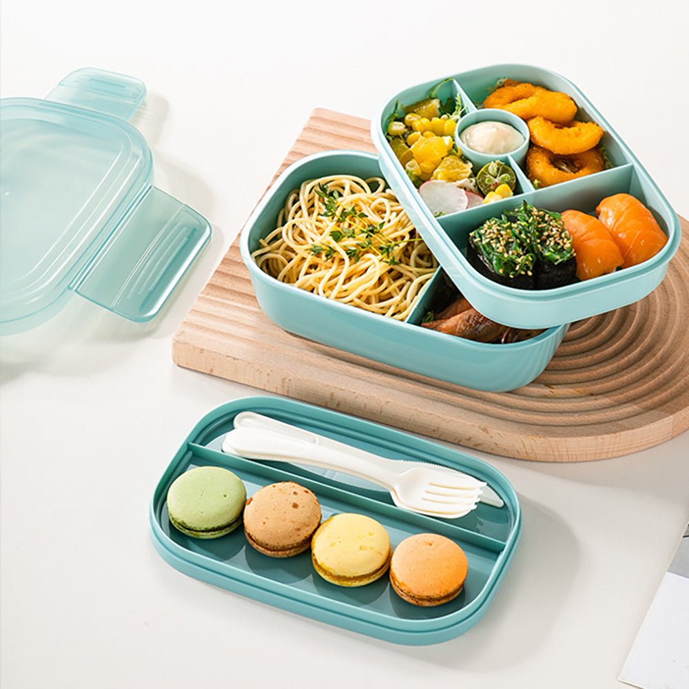 TOOBS 3-delige lunchbox – Geschikt voor magnetron, duurzaam & handig voor onderweg