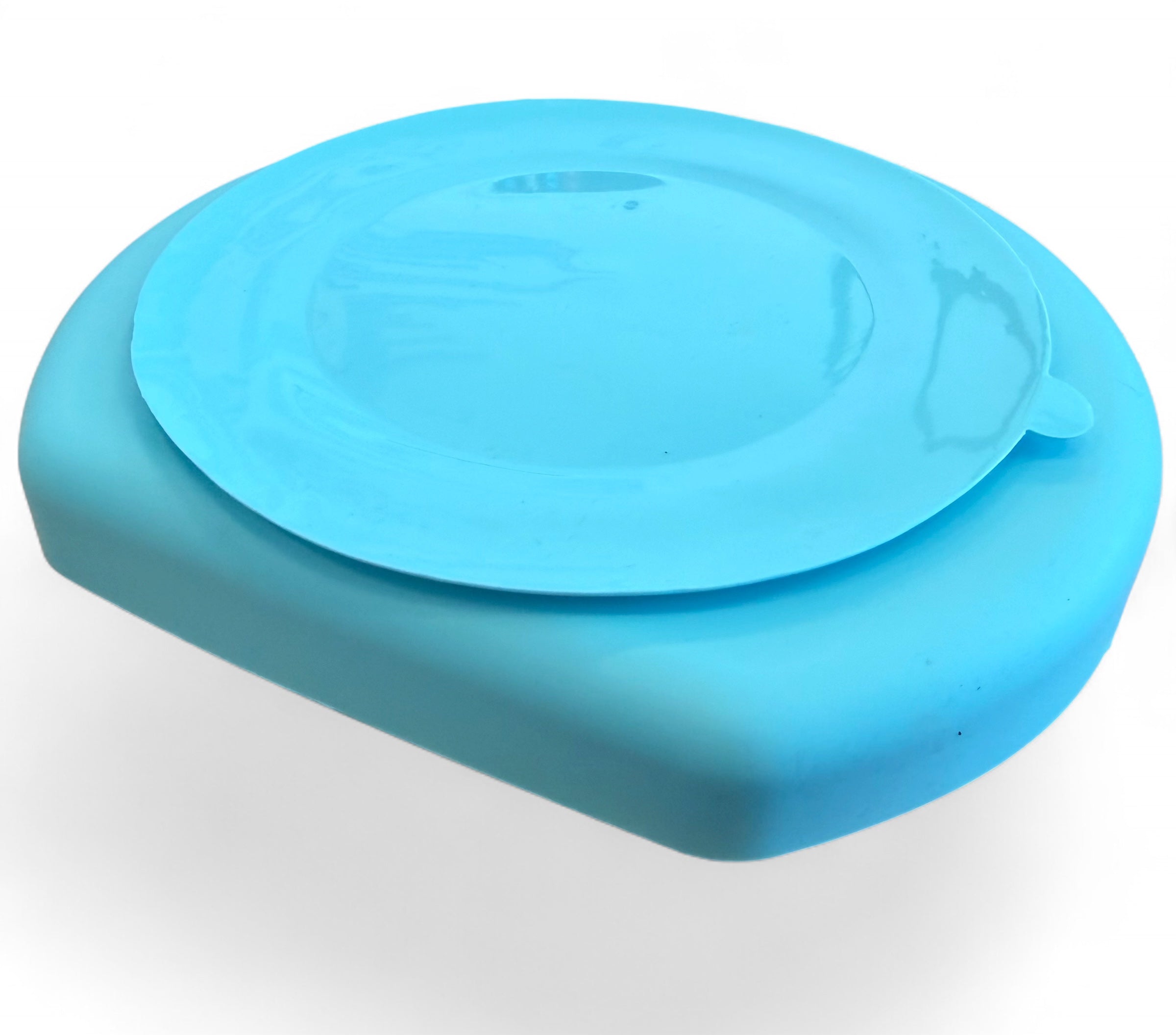 TOOBS Stevig Siliconen Baby Eetbord met Zuignap – Blauw