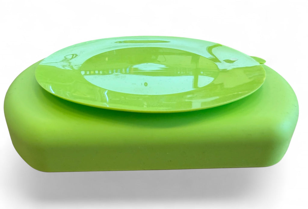 TOOBS Stevig Siliconen Baby Eetbord met Zuignap – Groen