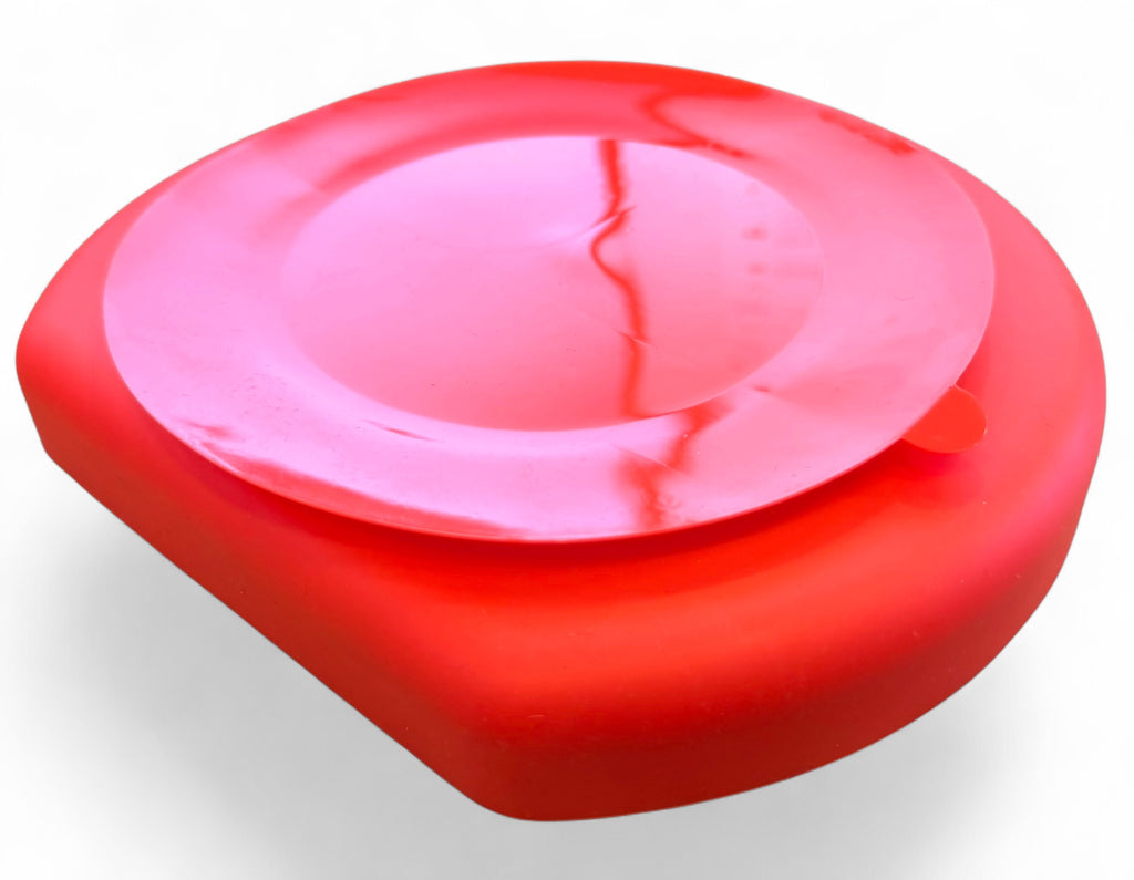 TOOBS Stevig Siliconen Baby Eetbord met Zuignap – Rood