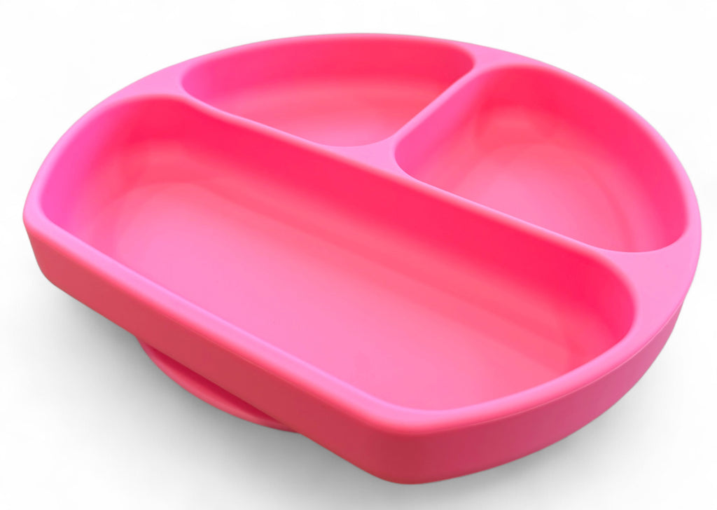 TOOBS Stevig Siliconen Baby Eetbord met Zuignap – Roze