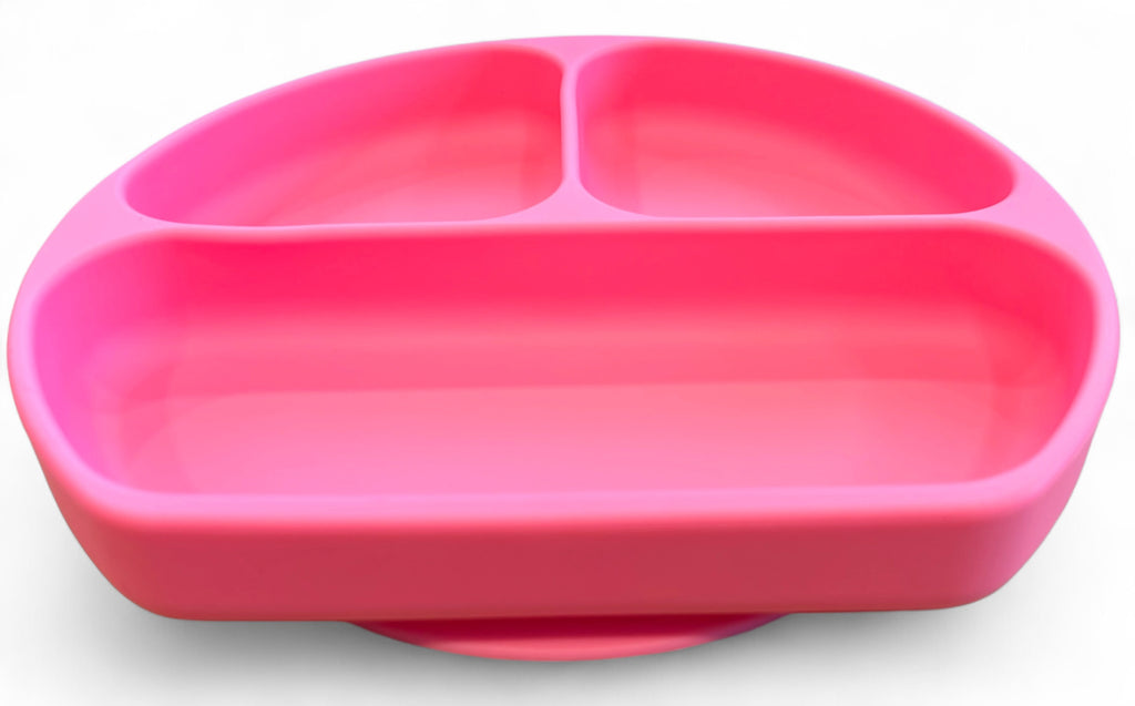 TOOBS Stevig Siliconen Baby Eetbord met Zuignap – Roze