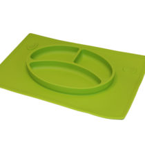 Silicone Plate rechthoek Placemat | Groen