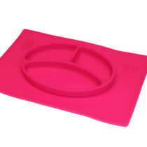 Silicone Plate rechthoek Placemat | Roze